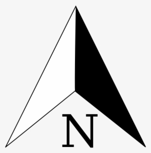 Free Png North Arrow Transparent North Arrow - North Symbol #5495