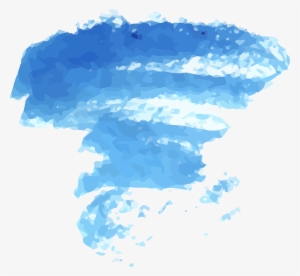 Watercolor Blue Png - Drawing #5522