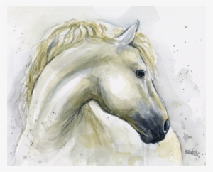 White Horse T Shirt #5595