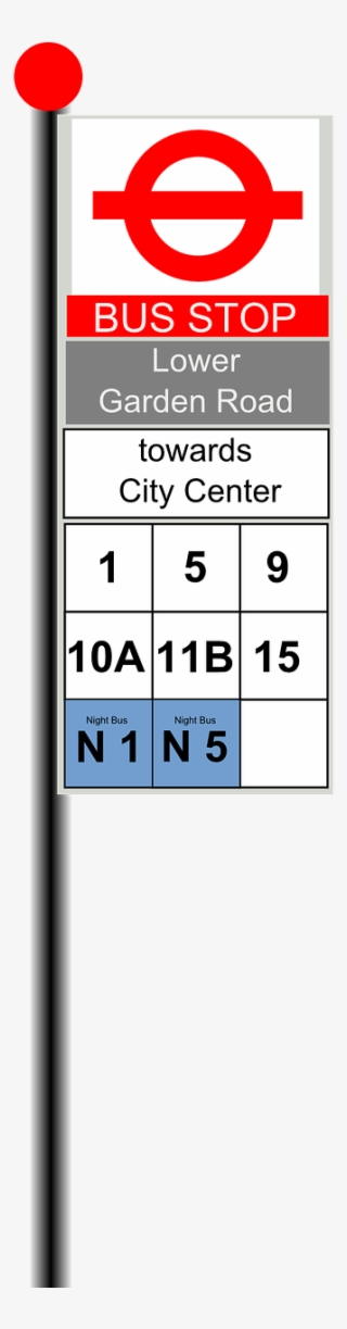 Stop Clipart Transparent Png - London Bus Stop Sign Png #5806