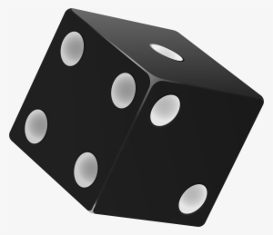 Black Dice Png Clip Art - Clipart Dice #5823
