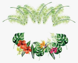 Flower Euclidean Vector Rose Icon - Tropical Plants Vector Png #6057