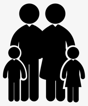 Family Of Four With Two Minors And Two Adults Comments - Family Icon Png #61