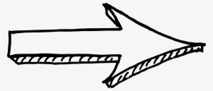 Jpg Library Library Drawing Arrow - Sketch Drawn Arrow Png #6322