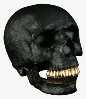 Black Skull Png Photo - Black Kidrobot #6353