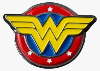 Logo Colour Enamel Lapel Pin - Wonder Woman Enamel Pin #6556