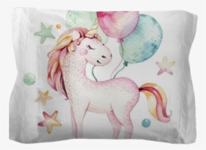 Isolated Cute Watercolor Unicorn Clipart - Unicorn Believe In Magic And Yourself #6751