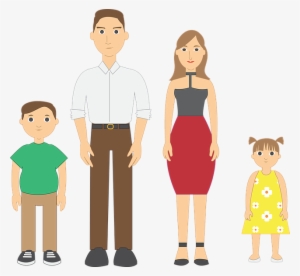 Family Vector Father Mother Children Union - Gambar Ayah Ibu Dan Anak #690