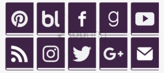 Social Media Icons Png - Transparent Background Social Media Icons Free Png #6936