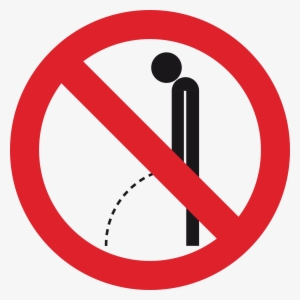 This Free Icons Png Design Of No Pissing Or Peeing #6953