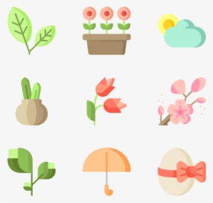 Spring Flowers Vector Png Png Freeuse Download - Spring Icons #7047