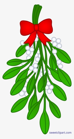 Mistletoe Vector Christmas Tree - Mistletoe Clipart Free #7073