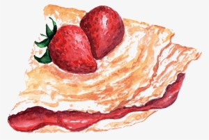 Pie Watercolor Png - Pancake Watercolor #7122