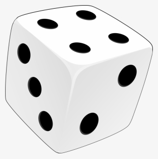 White Dice Png Clip Art Black And White - Clip Art #7180