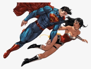 New 52 Superman And Wonder Woman By Mayantimegod - Superman Wonder Woman Png #7409
