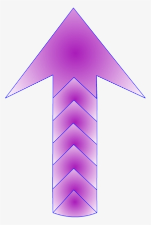 North Arrow Orienteering Clipart, Vector Clip Art Online, - Purple Animated Up Arrows #7537