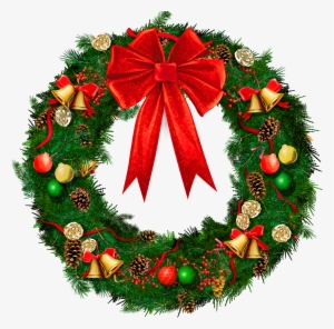 Christmas Wreath Border Png Picture Freeuse Library - Decoration On Christmas In School #7631