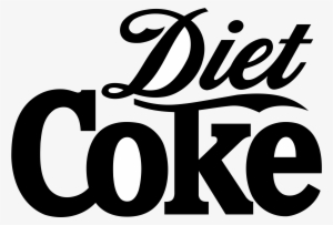 Transparent Svg Vector Freebie - Diet Coke Black Logo Png #7819