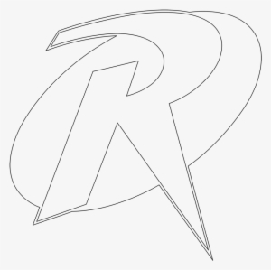 Wonder Woman Logo Outline - Robin Logo Coloring Page #7920