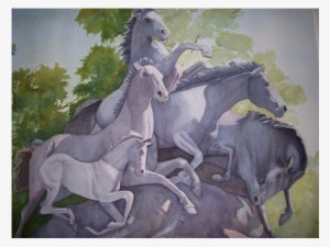 Copyright Waterloo Watercolor - Ford Mustang #8042