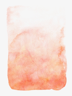 Coral Orange Free Watercolor Brush Stroke - Watercolor Paint #8046