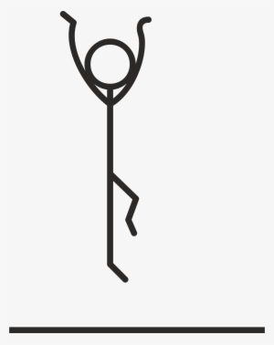 This Free Icons Png Design Of Stick Figure Jumping #8096