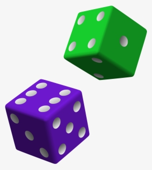 How To Set Use Green And Purple Dice Clipart #8154