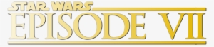 Star Wars Episode Vii Logo - Star Wars #8557