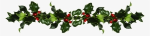 Holly And Mistletoe - Mistletoe And Holly Png #8731