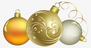 Christmas Ball Decor Png Clipart - Transparent Background Christmas Ornaments #8966