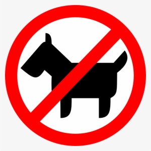 Sign No Animals Svg Clip Arts 600 X 600 Px #9097