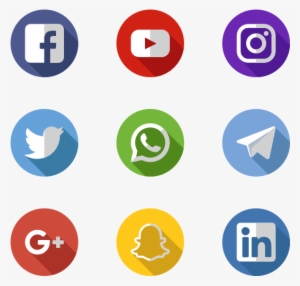 Social Media Icons - Social Media Apps Png #9124