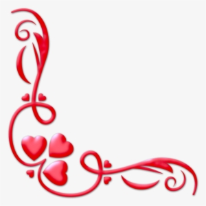 Valentine Corner Cliparts - Valentine Clipart Corner #9125