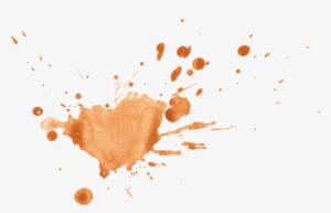 Free Download - Brown Watercolor Splash Png #9229