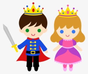 Cute Prince And Princess - Prince And Princess Clipart #930