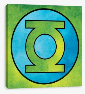 Green Lantern Watercolor - Circle #9733