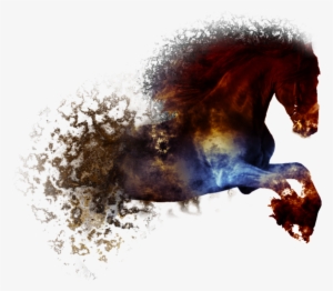Go To Image - Horse Abstract Background #9780