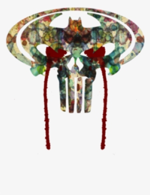 Watercolor Punisher Bat - The Punisher #9904