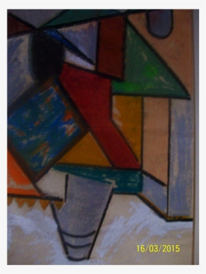 Hilda Stahl Wagner Abstract Watercolor Of Kitchen Area - Modern Art #10060