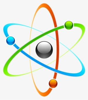 Transparent Atom Clear Background Image Black And White - Science Symbols #10200