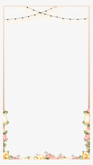 Elegant Rose Gold Spring Floral Wedding Snapchat Filter - Snapchat Wedding Filter Png #10317