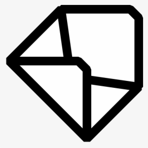 Black, Mail, Icon, Envelope, Envelop, White, Capable - Black And White Icon #10452