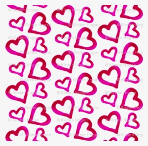 Valentine's Day Pink Watercolor Hearts Cute Valentines - Heart #10526 Valentine's Day Pink Watercolor Hearts Cute Valentines - Heart #10526
