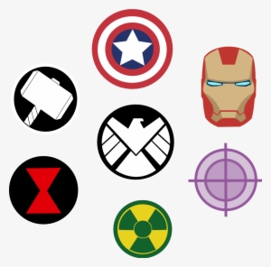 Marvel Avengers Symbols By Captain-connor - Avengers Symbols #10679