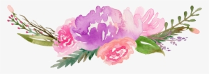 Royalty Free Flowers Watercolor Painting Clip Art Along - Watercolour Flower Clipart Free #10852