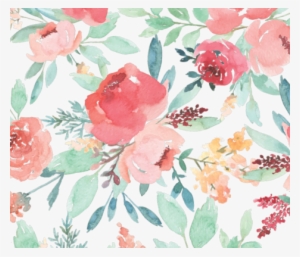 Large Watercolor Flowers Fabric By Taylor Bates Creative - Watercolor Floral #10941