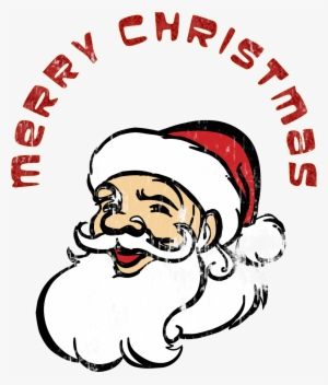 Merry Christmas Santa Claus Jpg Black And White Download - Santa Claus With Merry Christmas #11197