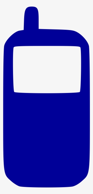 Open - Blue Cell Phone Icon #11412