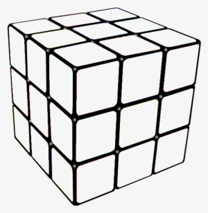 Or To Just Color It With Watercolor Pencils, And Of - Rubik's Cube No Color #11519