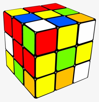 Rubik's Cube Png Image - Cubo Rubik Para Colorear #11648